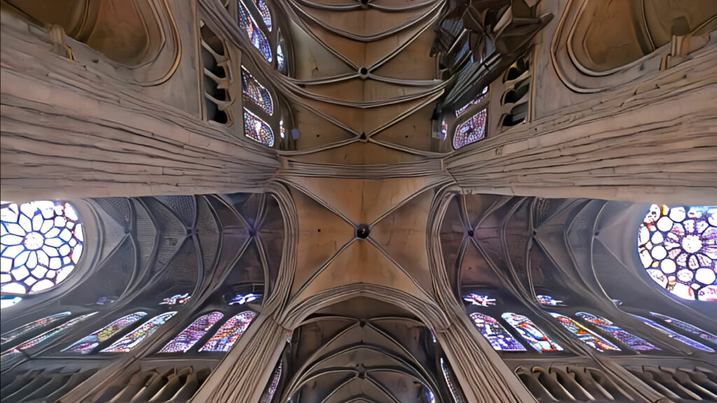 Plafond de la cathédrale de Chartres