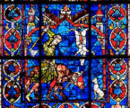 Les bouchers dans les vitraux de la cathédrale de Chartres