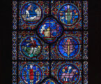 Vitrail du Zodiac cathédrale de Chartres